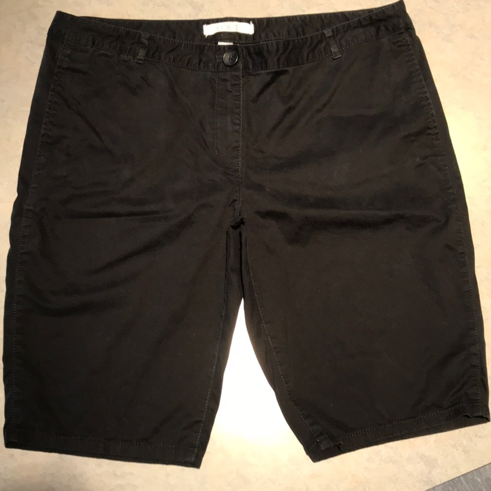 Ann Taylor Loft Marisa black bermuda shorts Sz 12